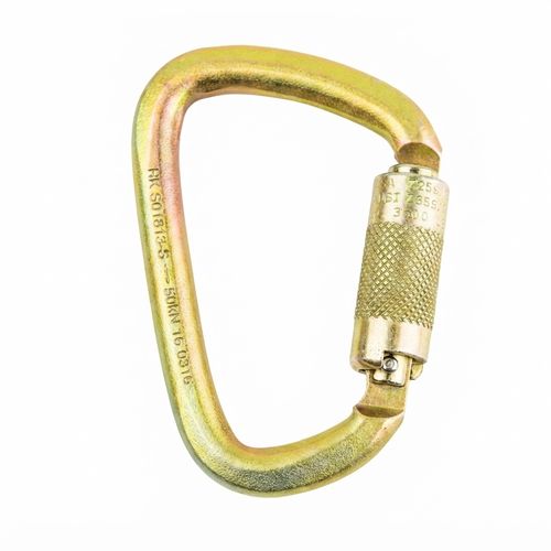 S01813 Steel Locking Carabiner, 50 kN