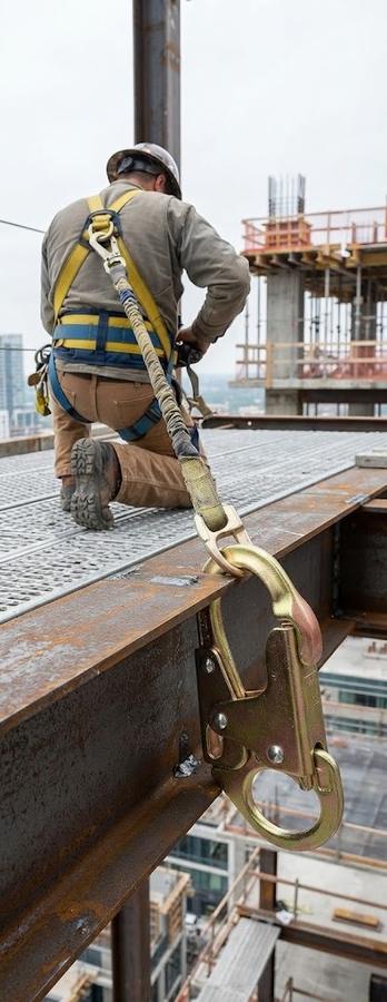 SPFSH-001S Forged Steel Snap Hook on the job